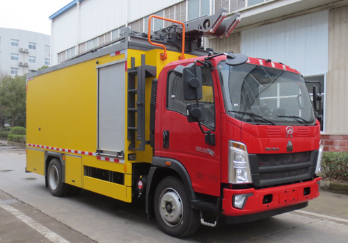 重汽豪沃遠程供排水搶險車（管線車）